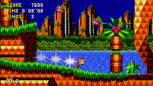 Tails in Sonic CD